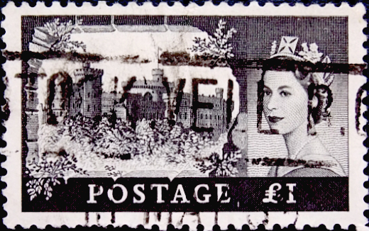  1967  . Queen Elizabeth II , Windsor Castle .  6,0 .